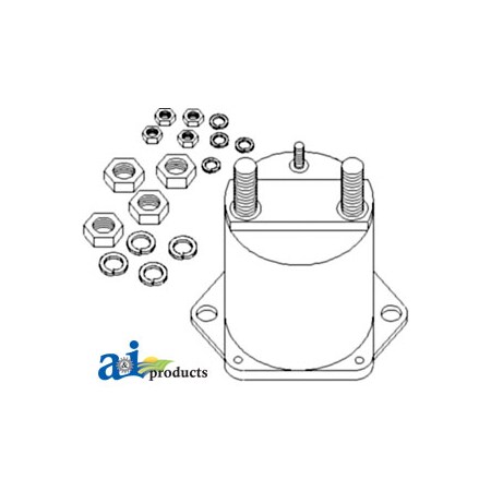 A & I Products Solenoid, Power-Cab 4" x4" x2.5" A-107655C1